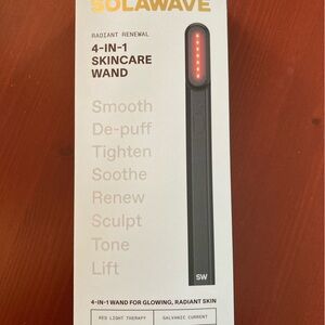 SOLAWAVE 4-in-1 Skincare Wand Matte Black